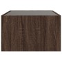 Mesa de centro con Infinity LED marrón roble 70x50x30 cm de , Mesas de centro - Ref: Foro24-847615, Precio: 94,56 €, Descuent...