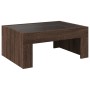 Mesa de centro con Infinity LED marrón roble 70x50x30 cm de , Mesas de centro - Ref: Foro24-847615, Precio: 94,56 €, Descuent...