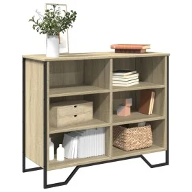 Aparador madera de ingeniería roble Sonoma 91x35,5x74,5 cm de , Aparadores - Ref: Foro24-848550, Precio: 73,37 €, Descuento: %