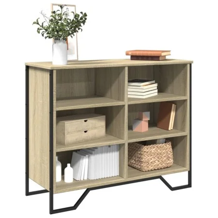 Aparador madera de ingeniería roble Sonoma 91x35,5x74,5 cm de , Aparadores - Ref: Foro24-848550, Precio: 73,37 €, Descuento: %