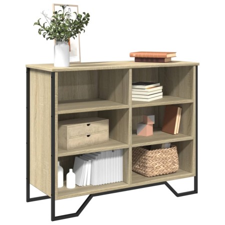 Aparador madera de ingeniería roble Sonoma 91x35,5x74,5 cm de , Aparadores - Ref: Foro24-848550, Precio: 74,35 €, Descuento: %