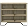 Aparador madera de ingeniería roble Sonoma 91x35,5x74,5 cm de , Aparadores - Ref: Foro24-848550, Precio: 73,37 €, Descuento: %
