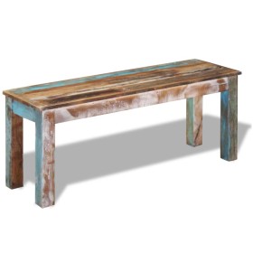Banco de madera maciza reciclada 110x35x45 cm de , Bancos para recibidores y almacenamiento - Ref: Foro24-243454, Precio: 141...
