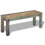 Banco de madera maciza reciclada 110x35x45 cm de , Bancos para recibidores y almacenamiento - Ref: Foro24-243454, Precio: 141...