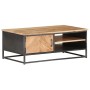 Mesa de centro de madera maciza de acacia 90x50x35 cm en Mesas de centro | Comprar online en Foru.es