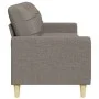 Sofá de 3 plazas de tela gris taupe 210 cm de , Sofás - Ref: Foro24-4007421, Precio: 320,12 €, Descuento: %