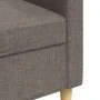 Sofá de 3 plazas de tela gris taupe 210 cm de , Sofás - Ref: Foro24-4007421, Precio: 320,12 €, Descuento: %