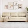 Sofá de 3 plazas de tela color crema 210 cm de , Sofás - Ref: Foro24-4007416, Precio: 307,79 €, Descuento: %