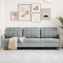 Sofá de 3 plazas de tela gris claro 210 cm de , Sofás - Ref: Foro24-4007414, Precio: 269,08 €, Descuento: %