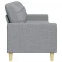 Sofá de 3 plazas de tela gris claro 210 cm de , Sofás - Ref: Foro24-4007414, Precio: 269,08 €, Descuento: %