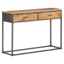 Mesa consola de madera maciza de acacia 110x35x75 cm en Mesas auxiliares | Comprar online en Foru.es
