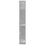 Librería de 5 niveles madera gris hormigón 80,5x23,5x162,5 cm de , Librerías y estanterías - Ref: Foro24-852774, Precio: 73,0...