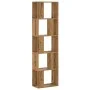 Librería 5 niveles madera roble artesanal 80,5x23,5x162,5 cm de , Librerías y estanterías - Ref: Foro24-852788, Precio: 71,93...
