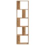 Librería 5 niveles madera roble artesanal 80,5x23,5x162,5 cm de , Librerías y estanterías - Ref: Foro24-852788, Precio: 73,34...
