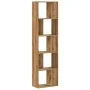 Librería 5 niveles madera roble artesanal 80,5x23,5x162,5 cm de , Librerías y estanterías - Ref: Foro24-852788, Precio: 71,93...