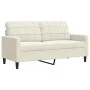 3-piece cream velvet sofa set with cushions by , Sofas - Ref: Foro24-3278439, Price: 707,60 €, Discount: %