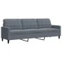 Juego de sofás con cojines 2 piezas terciopelo gris oscuro de , Sofás - Ref: Foro24-3278472, Precio: 470,52 €, Descuento: %