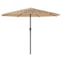 Sombrilla de jardín con poste de acero marrón 324x324x247 cm de , Sombrillas - Ref: Foro24-4005109, Precio: 102,66 €, Descuen...