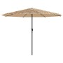 Sombrilla de jardín con poste de acero marrón 324x324x247 cm de , Sombrillas - Ref: Foro24-4005109, Precio: 102,66 €, Descuen...