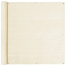 Toldo para balcón HDPE crema 120x500 cm de vidaXL, Sombrillas - Ref: Foro24-310930, Precio: 23,63 €, Descuento: %