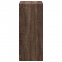 Estantería de madera de ingeniería marrón roble 68,5x32x75 cm de , Librerías y estanterías - Ref: Foro24-852813, Precio: 46,4...