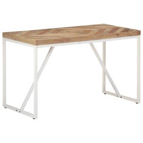 Mesa de comedor madera maciza de acacia y mango 120x60x76 cm en Mesas de comedor | Comprar online en Foru.es