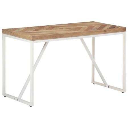 Mesa de comedor madera maciza de acacia y mango 120x60x76 cm en Mesas de comedor | Comprar online en Foru.es