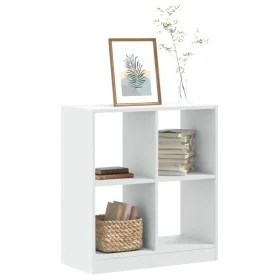 Estantería de madera de ingeniería blanca 68,5x32x75 cm de , Librerías y estanterías - Ref: Foro24-852807, Precio: 52,97 €, D...