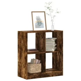 Estantería de madera de ingeniería roble ahumado 68,5x32x75 cm de , Librerías y estanterías - Ref: Foro24-852811, Precio: 48,...