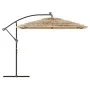 Sombrilla de jardín con LEDs poste acero marrón 269x269x235 cm de , Sombrillas - Ref: Foro24-4005087, Precio: 148,82 €, Descu...