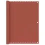 Toldo para balcón HDPE terracota 120x500 cm de vidaXL, Sombrillas - Ref: Foro24-310954, Precio: 21,97 €, Descuento: %