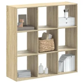 Estantería madera de ingeniería roble Sonoma 102x32x102 cm de , Librerías y estanterías - Ref: Foro24-852818, Precio: 86,13 €...