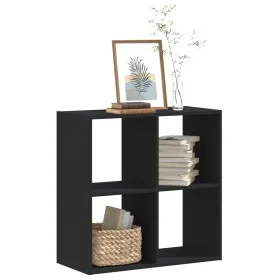 Estantería madera de ingeniería negro 68,5x32x68,5 cm de , Librerías y estanterías - Ref: Foro24-852826, Precio: 48,87 €, Des...