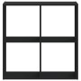 Estantería madera de ingeniería negro 68,5x32x68,5 cm de , Librerías y estanterías - Ref: Foro24-852826, Precio: 48,97 €, Des...