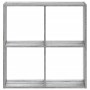 Estantería de madera de ingeniería gris Sonoma 68,5x32x68,5 cm de , Librerías y estanterías - Ref: Foro24-852830, Precio: 52,...