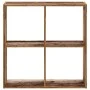 Estantería madera ingeniería color envejecido 68,5x32x68,5 cm de , Librerías y estanterías - Ref: Foro24-852832, Precio: 61,8...