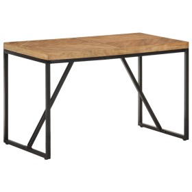 Mesa de comedor madera maciza de acacia y mango 120x60x76 cm en Mesas de comedor | Comprar online en Foru.es