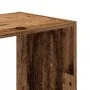 Estantería madera ingeniería color envejecido 68,5x32x68,5 cm de , Librerías y estanterías - Ref: Foro24-852832, Precio: 61,8...