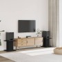 Soportes altavoces 2 uds madera ingeniería negro 30x30x40 cm de , Soportes para altavoces - Ref: Foro24-852646, Precio: 47,32...