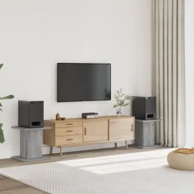 Soportes altavoces 2 uds madera gris Sonoma 30x30x40 cm de , Soportes para altavoces - Ref: Foro24-852650, Precio: 47,18 €, D...