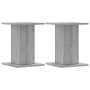Soportes altavoces 2 uds madera gris Sonoma 30x30x40 cm de , Soportes para altavoces - Ref: Foro24-852650, Precio: 48,09 €, D...