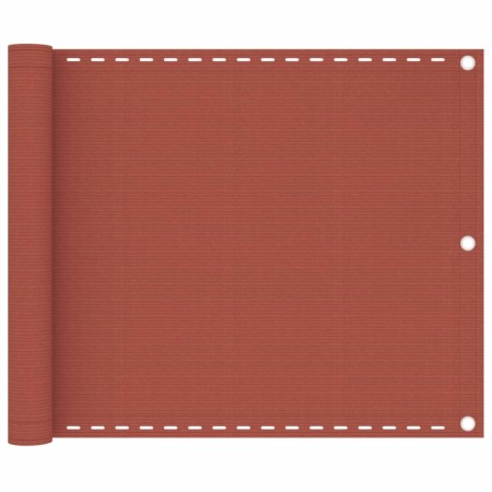 Toldo para balcón HDPE terracota 75x500 cm de vidaXL, Sombrillas - Ref: Foro24-310946, Precio: 21,95 €, Descuento: %