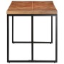 Mesa de comedor de madera maciza de mango y acacia 140x70x76 cm en Mesas de comedor | Comprar online en Foru.es