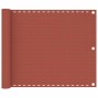 Toldo para balcón HDPE terracota 75x500 cm de vidaXL, Sombrillas - Ref: Foro24-310946, Precio: 21,95 €, Descuento: %