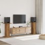 Soportes altavoces 2 uds madera roble artesano 30x30x80 cm de , Soportes para altavoces - Ref: Foro24-852671, Precio: 83,97 €...