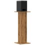 Soportes altavoces 2 uds madera roble artesano 30x30x80 cm de , Soportes para altavoces - Ref: Foro24-852671, Precio: 83,97 €...