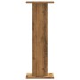 Soportes altavoces 2 uds madera roble artesano 30x30x80 cm de , Soportes para altavoces - Ref: Foro24-852671, Precio: 83,97 €...
