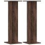 Soportes altavoces 2 uds madera marrón roble 30x30x95 cm de , Soportes para altavoces - Ref: Foro24-852678, Precio: 78,58 €, ...