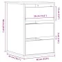 Eckschubladenkommode aus grauem Sonoma-Ingenieurholz 40x41x58 cm. von , Schubladen - Ref: Foro24-852839, Preis: 69,25 €, Raba...