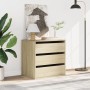 Cajonera de esquina madera ingeniería roble Sonoma 60x41x58 cm de , Cajoneras - Ref: Foro24-852845, Precio: 89,94 €, Descuent...